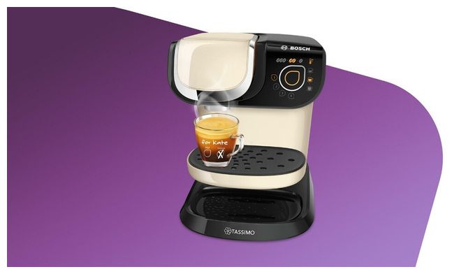 Kaffeekapsel Maschine  TAS6507 Tassimo My Way 2 (Beige, Schwarz) 