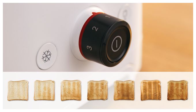 Toaster 950 W 2 Scheiben  TAT3M121 MyMoment (Weiß) 