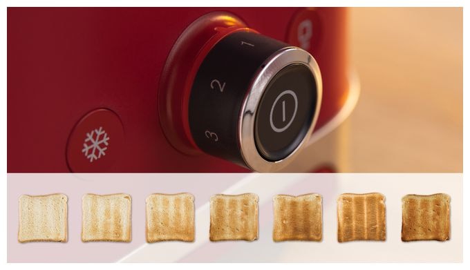 Toaster 950 W 2 Scheibe(n)  TAT4M224 MyMoment (Rot) 