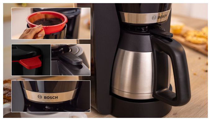 12 Tassen Thermo Filterkaffeemaschine 1,1 l  TKA6M273 MyMoment (Schwarz) 