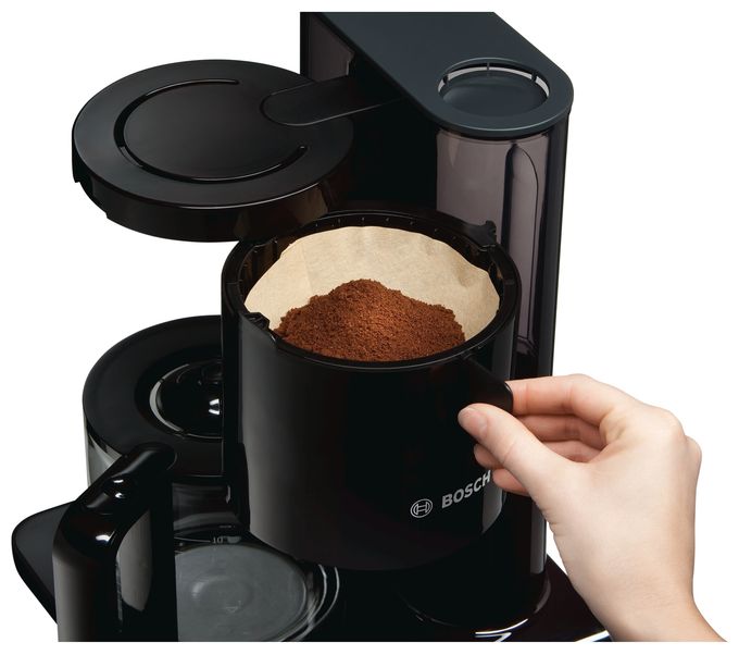 15 Tassen Filterkaffeemaschine 1,2 l  TKA8013 Styline (Schwarz) 