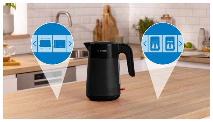 1,7 l Wasserkocher 2400 W  TWK2M163 MyMoment (Schwarz) 