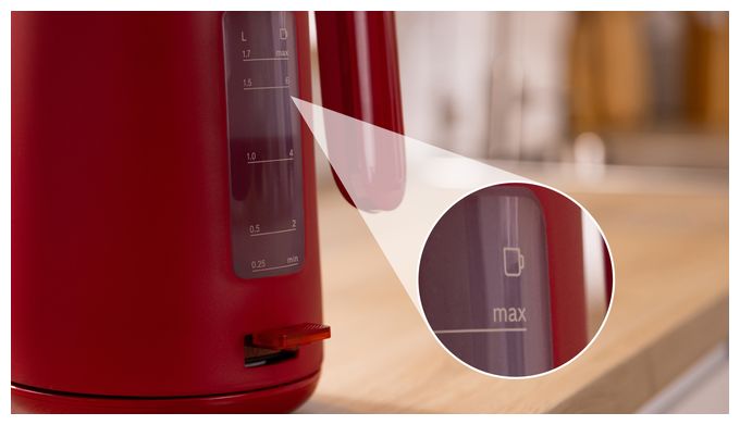 1,7 l Wasserkocher 2400 W  TWK2M164 MyMoment (Schwarz, Grau, Rot) 