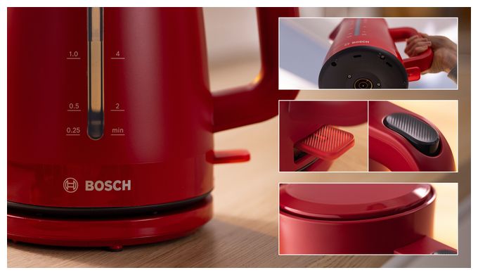 1,7 l Wasserkocher 2400 W  TWK3M124 MyMoment (Rot) 