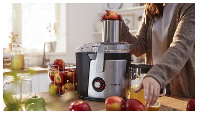 1200 W  VitaJuice 4 MES4010 Entsafter (Schwarz, Silber) 
