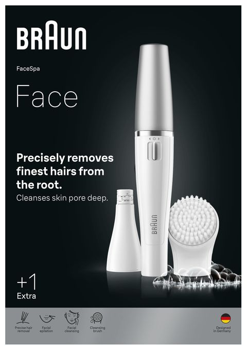 Nass&Trocken Epilierer/Damenrasierer Face SE810 Gesichtsepilierer 