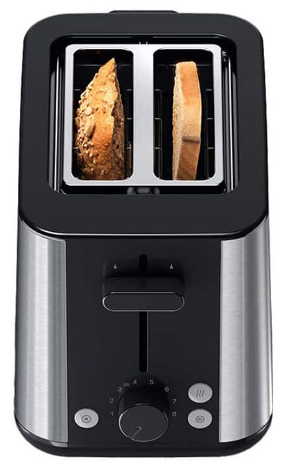 Toaster 900 W 2 Scheibe(n) 8 Stufen  HT1510 PurShine (Schwarz, Edelstahl) 