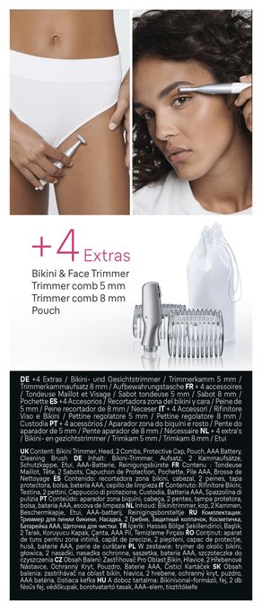 Haarschneider Batterie Silk-epil FG1100 Bikini Styler 