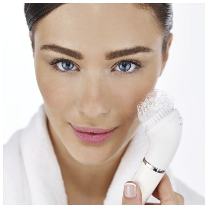 Trocken Epilierer/Damenrasierer Silk-épil Face 810 