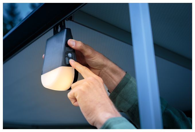 LED Wandbeleuchtung für den Außenbereich Batterie/Akku KL300AS Akku Solar LED Outdoor Lampe 