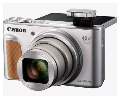 21 MP  Kompaktkamera 40x Opt. Zoom  PowerShot SX740HS Lite Edition (Silber) 