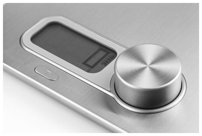 Elektronische Küchenwaage bis 5 kg Genauigkeit 1 g  Kitchen Energy (Edelstahl) 