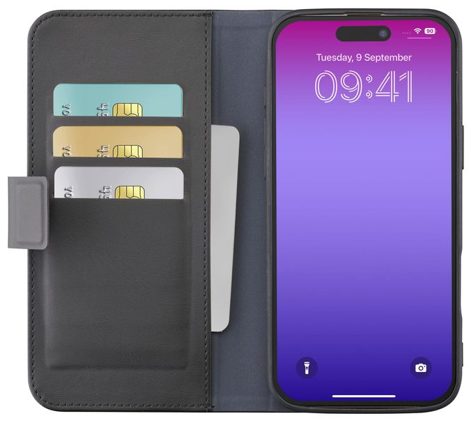 Folio für Apple iPhone 17 Pro  Book Agenda (Schwarz) 