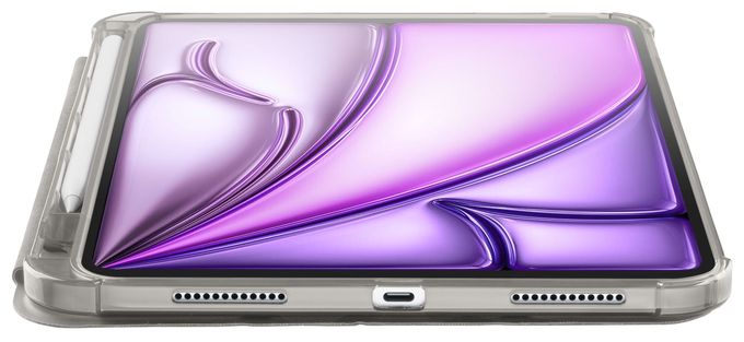 Folio aus Kunstleder für Apple IPAD AIR 10.9" (2020) IPAD AIR 10.9'' (2022) IPAD AIR 11" (2024) IPAD PRO 11" (2018) bis 27,9 cm (11") (Grau) Folio Pro 
