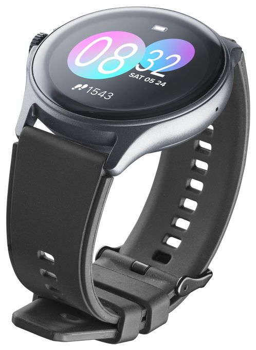 Digital Smartwatch Rund IP67 168 h  ION Pro Round (Schwarz) 