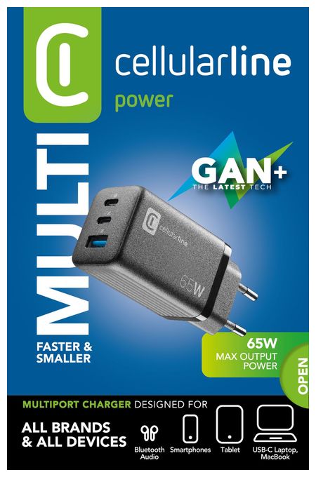Ladegerät  Multipower Micro 65 W (Schwarz) 
