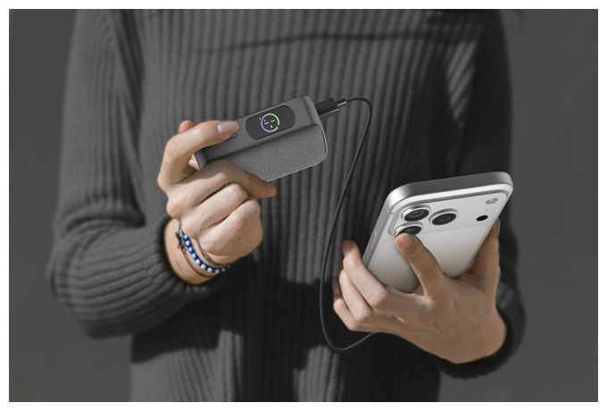 10000 mAh Powerbank USB Typ-C  PowerView IQ (Schwarz) 