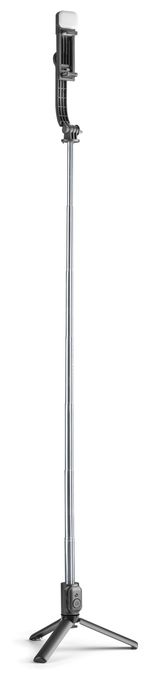 34 mm Universal  Sparkle Bluetooth Selfie Stick (Schwarz) 