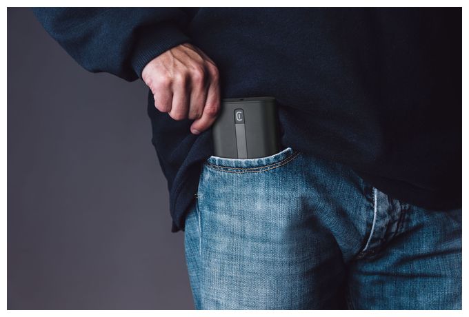 10000 mAh Powerbank USB Typ-C  Thunder (Schwarz) 