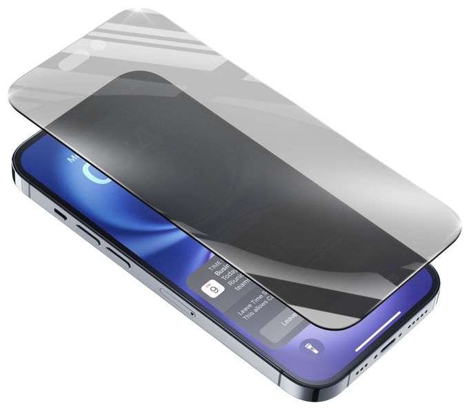 Datenschutz-Bildschirmschutz " Privacy " gehärtetes Glas 9H für  Apple iPhone 16 Top Secret Eclipse 