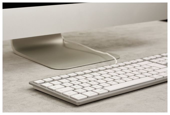 Universal Tastatur USB  KC6000C für Mac (Silber) 