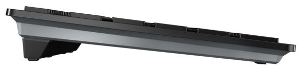 Universal Tastatur RF Wireless + Bluetooth 2.4 - 2.4835 GHz  KW9100 Slim (Schwarz) 