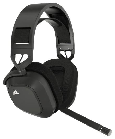 HS80 Max Wireless Ohraufliegender Bluetooth Kopfhörer kabellos (Schwarz) 