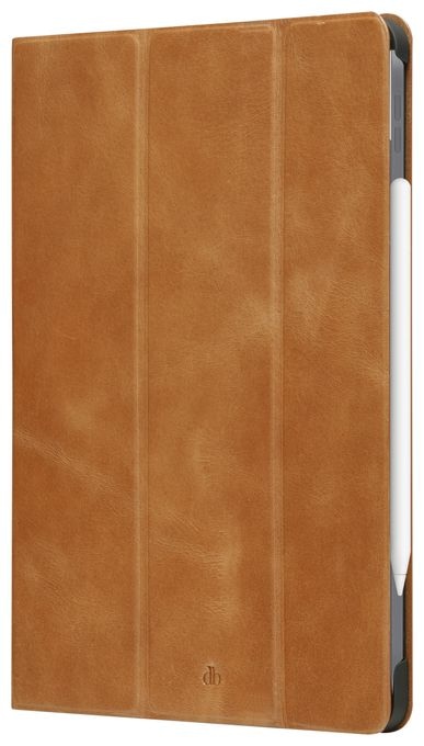 Folio aus Vollnarbenleder für Apple iPad mini (6th generation) bis 21,1 cm (8.3") Kratzresistent mit Magnetverschluss (Beige) Risskov 