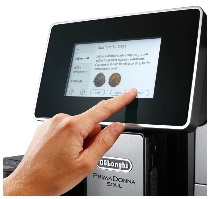 Kaffeevollautomat 2,2 l 500 g (Metal Black) PrimaDonna Soul ECAM610.75.MB 