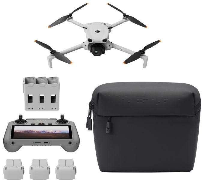 Quadrocopter Multicopter/Drohne Flugzeit: 36 min  Lito X1 Fly More Combo (Grau) 