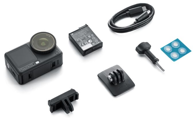 Aktion Kamera 155° 38 MP  Osmo Action 6 Standard Combo (Schwarz) 