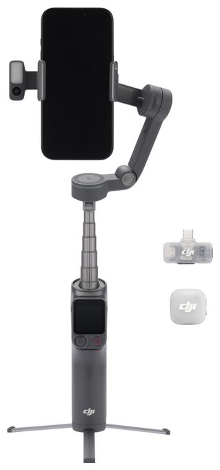 Stativ Gimbal für Smartphone faltbar Bluetooth  Osmo Mobile 8P Creator Combo (Schwarz) 