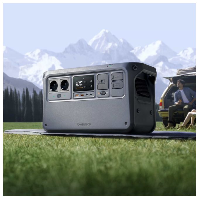 1024 Wh Powerstation 13 kg AC, Solar 2600 W Ausgangsleistung 23 dB Power 1000 