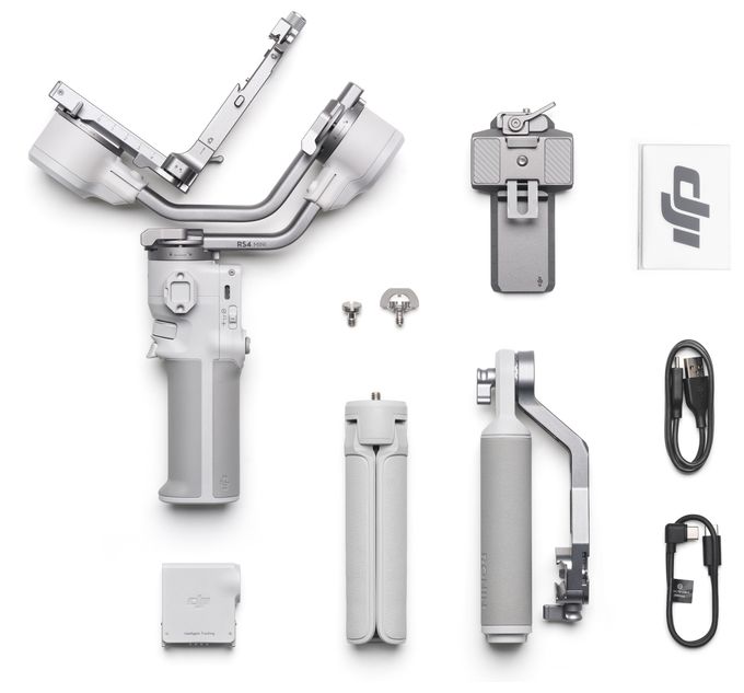 Gimbal für Kamera faltbar Bluetooth  RS 4 Mini Combo (Weiß) 
