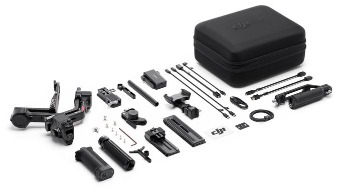 Stativ Gimbal für Kamera faltbar Bluetooth  RS 4 Pro Combo (Schwarz) 