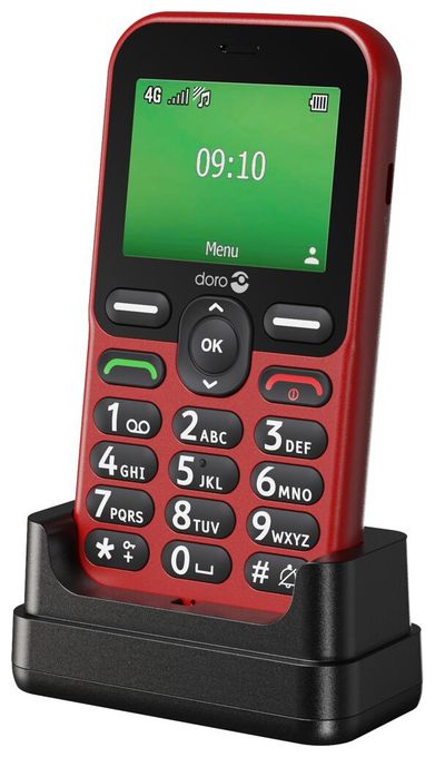 4G Smartphone 6,1 cm (2.4 Zoll 1 GHz 0,3 MP Single SIM  Leva E10 (Rot) 