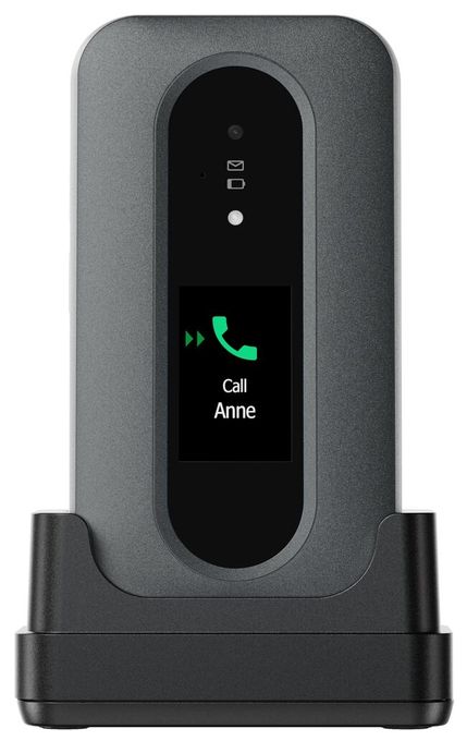 4G Smartphone 7,11 cm (2.8 Zoll) 2 MP Single SIM  Leva L30 (Schwarz, Weiß) 