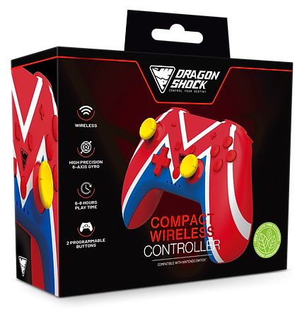 Gamepad für Nintendo Switch  PopTop Compact (Mehrfarbig) 