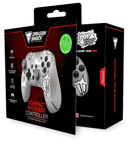 Gamepad für Nintendo Switch  PopTop Compact (Mehrfarbig) 
