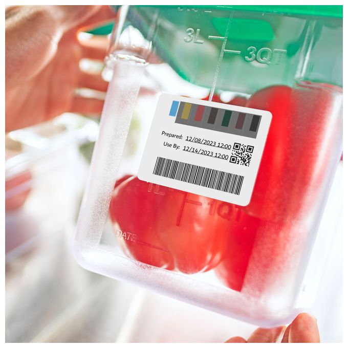 DYMO Original LabelWriter Etiketten für Lagerbewegungen | 54 mm x 70 mm | Farbcodierte Etiketten für die Vorratsrotation in der Großküche an | 400 Etiketten | für LabelWriter-Beschriftungsgerät 