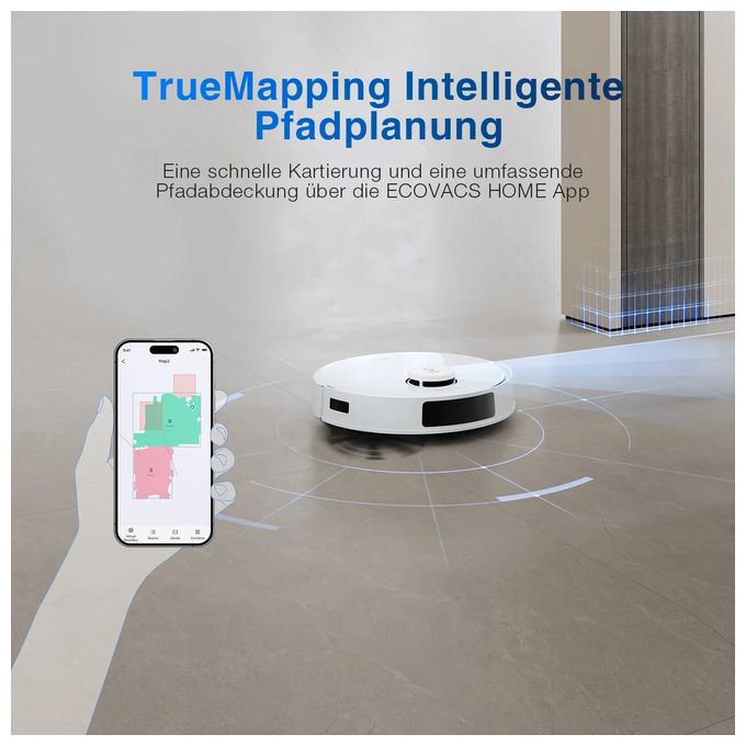 Saugroboter nass/trocken 300 min Akku  Deebot N20 Plus (Weiß) 