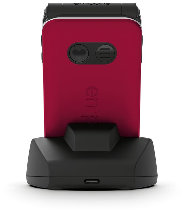 4G Smartphone 7,11 cm (2.8 Zoll) 2 MP Single SIM  Joy V228 Seniorenhandy (Rot) 