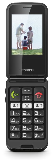 2G Smartphone 6,1 cm (2.4 Zoll 0,3 MP Single SIM  TALK glam (Schwarz) 