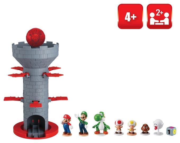 Brettspiel ab 4 Jahr(e) 7356 Super Mario Blow Up Shaky Tower 