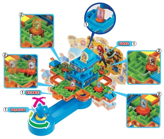 Brettspiel bis zu 1 Spielern ab 5 Jahr(e) 7371 Super Mario Maze Game DX 