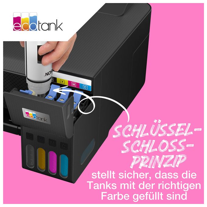 originale Druckerpatronen Schwarz, Cyan, Magenta, Gelb 65 ml 104 C13T00P640 