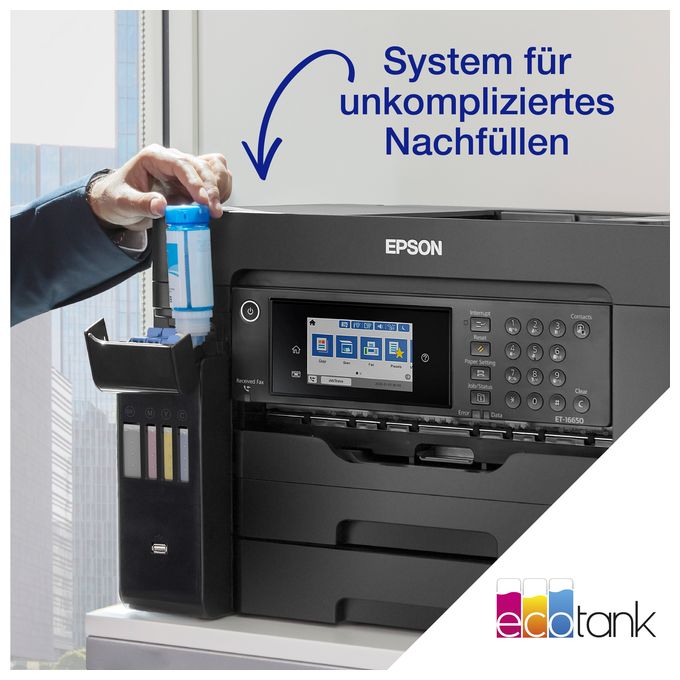 All in One A3 Tintenstrahl Drucker 4800 x 1200 DPI EcoTank ET-16655 