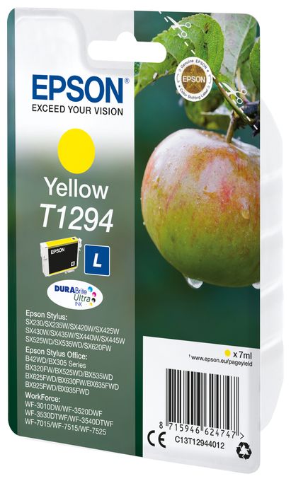 originale Druckerpatronen Gelb 7 ml T1294 C13T12944012 