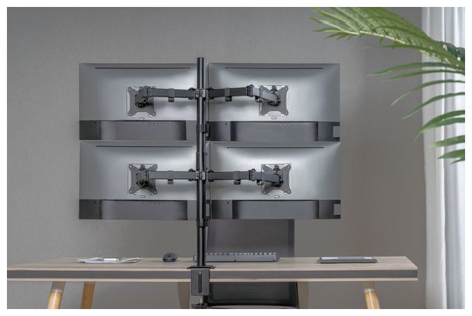 17”–32” Vierfach-Gelenk-Monitor/LCD-Tischhalterung 