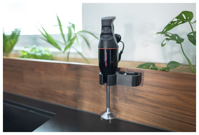 Stabmixer 120 W 2 Stufen  M100D Black Design Zauberstab (Schwarz) 